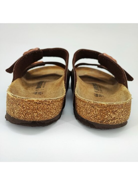 Birkenstock Arizona Men\'s Size 11 US Sandals Birko-Flor Brown Slide Flat main image 4